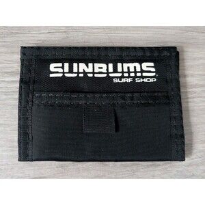 Sunbums Surf Shop Wallet Bifold Black